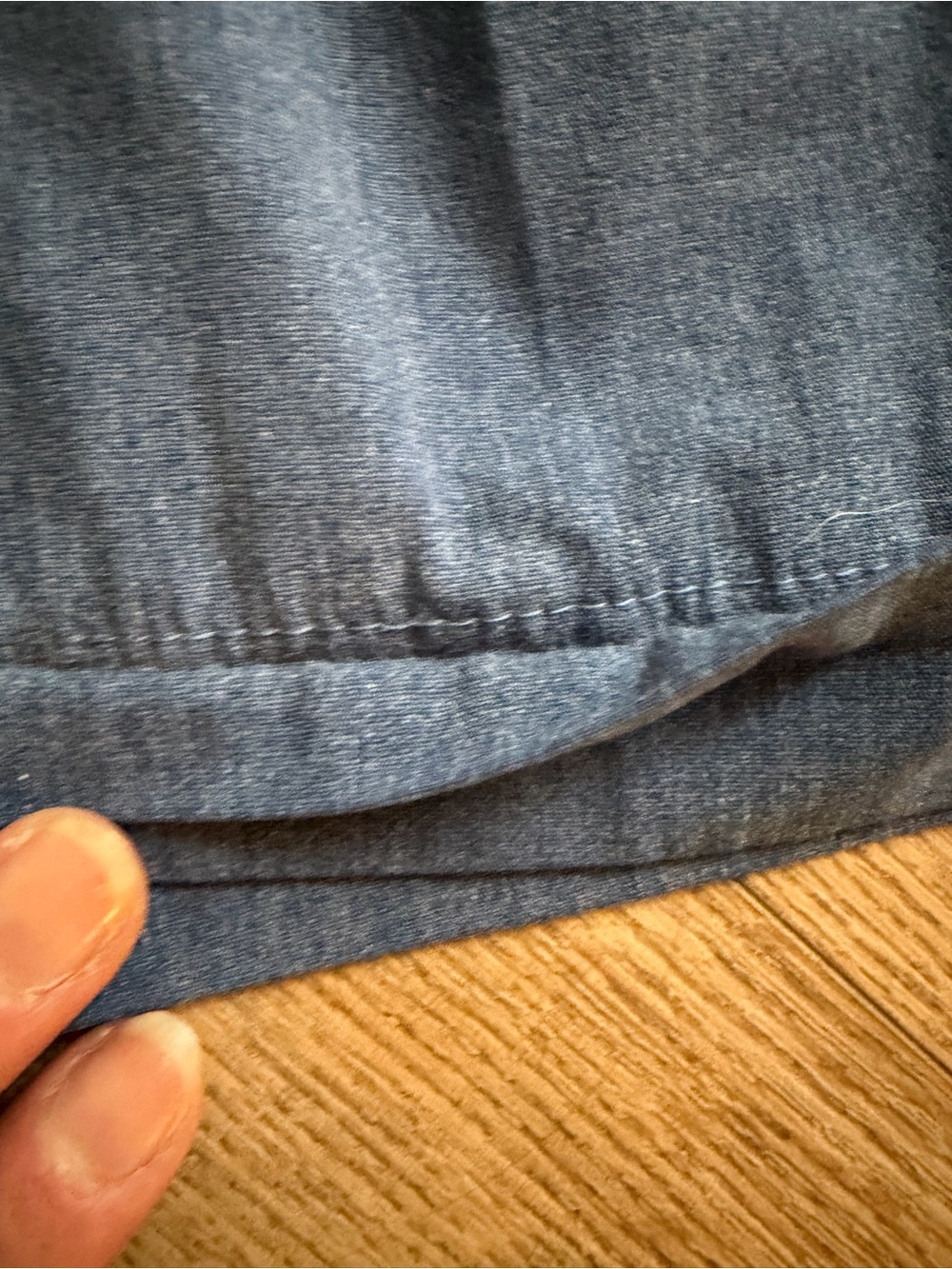 Vintage 90s Pleated HighWaisted Trouser Shorts Blue 30” Waist belt loop pockets - Picture 7 of 15